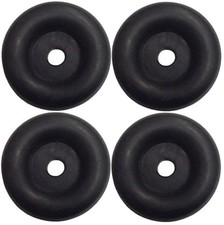  4 Pack 2.5" Trailer Ramp Door Bumper, Compatible with Truck Cargo Black