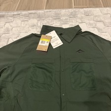 Nike Trail Small DRI-FIT Short Sleeve Button Up NWT 80 Zero Line UPF40