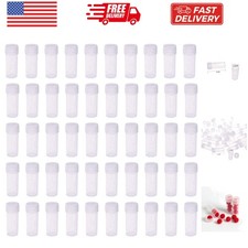 5ml Plastic Tubes Small Bottle Vial Storage Vial Storage Container for Lab -...