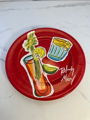 Tropics by Nanette Vacher for Ambiance Bloody Mary Salad Plate 