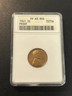 1941 PROOF WHEAT CENT ANACS PR-63 RD - PROOF WHEAT PENNY - CERTIFIED SLAB - 1C Philadelphia Lincoln Wheat