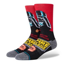Stance "Vader 40th" INFIKNIT Crew Socks Red Men's Graphic Print Sock
