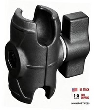 Short Double Socket Arm for B Size 1" Ball Mount - Ball Mount