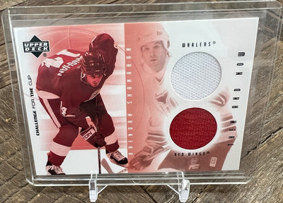 2001/02 Upper Deck Challenge for the Cup Brendan Shanahan Then and Now jersey 