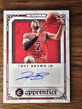 Troy Brown Jr. 2020-21 Panini Chronicles Excalibur Apprentice  Red Auto #APR-TBJ