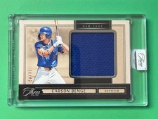 2025 PANINI THREE AND TWO CARSON BENGE JERSEY 38/49 METS
