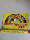 Ricolino Chocolates Old Vintage Mexican Candy Chocolate Tin Tacker Sign W/ Clown