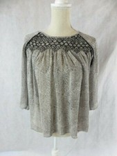 Ulla Johnson 100% Silk Tunic Top Size 6