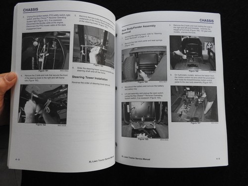 1993-2001 TORO XL & HXL 32" 38" 44" LAWN GARDEN TRACTOR SERVICE REPAIR MANUAL - Picture 8 of 18
