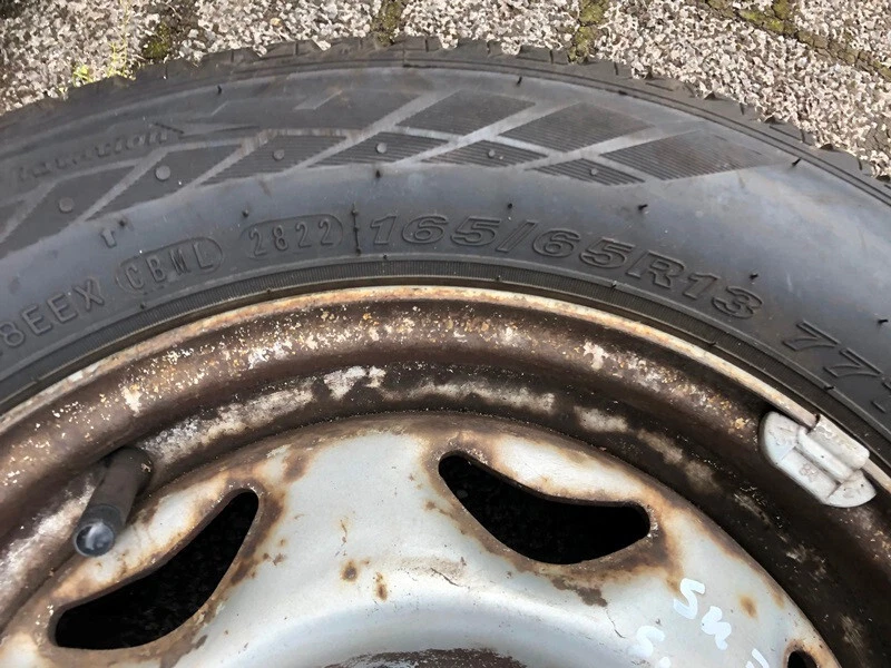 4xkomplette Winterreifen+Felgen 165/65R13 77T für Suzuki Swift,Cultus,Subaru Jus - Bild 3 von 4