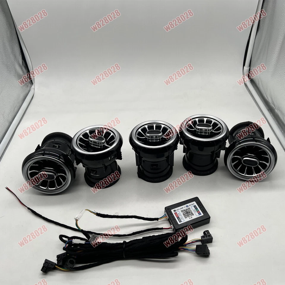 256 Colors APP Control Air Vent LED Ambient Light Decorative Lamp For Audi TT RS Foto 2 de 4