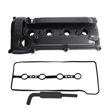 MITZONE Aluminum Carbon Strip Type Valve Cover Compatible with Toyota Camry S...