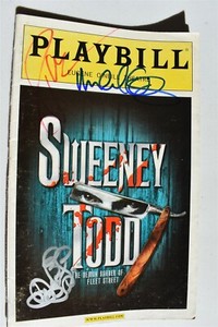 PATTI LUPONE MICHAEL CERVERIS MARK JACOBY SWEENEY TODD SIGNED Broadway Playbill