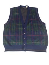 VTG The Italian Sweater Co. Vest Men  s Large - Made in Italy- Wool Blend-80s/90s