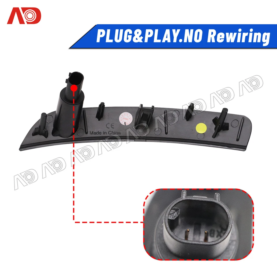 Luz de señalización lateral delantera trasera para Fiat 500 Abarth 2012-2019 Foto 4 de 4