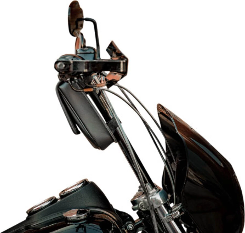 Saddlemen T Bar D160 Handlebar Bag Rigid Street Universal Black Luggage Harley