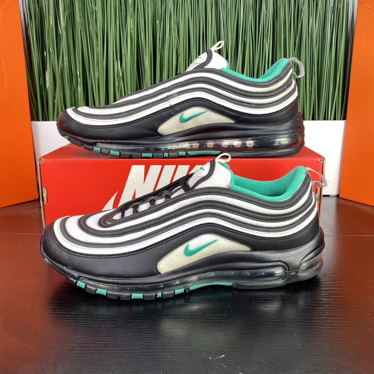 Nike Air Max 97 Black/Clear Emeral-White - 921826-013