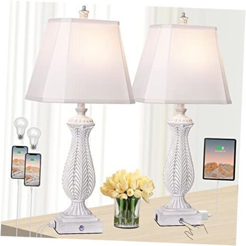 3-Way Dimmable Table Lamps for Bedrooms Set of 2 30