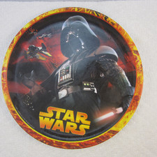 Zak Designs Star Wars Lucas Films Darth Vader 8 Inch Plate Plastic 2005