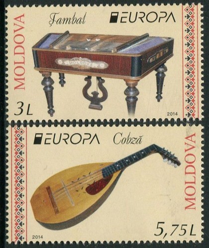 Europa / Moldavia 2014 / Instrumentos musicales 750/751 (2 val.) ** | eBay