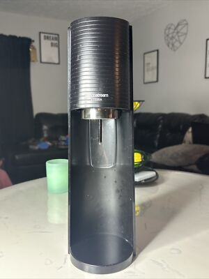 Soda Stream Terra Black Sparkling Water Maker Terr-001 With Empty Tank