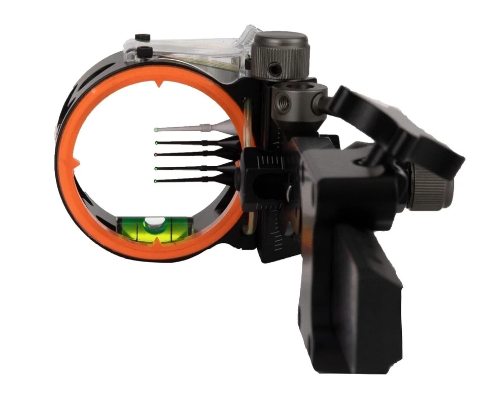 Mira de arco Dead Ringer Tackdriver Carbon DT Black Series, con marco de aleación y Foto 3 de 4