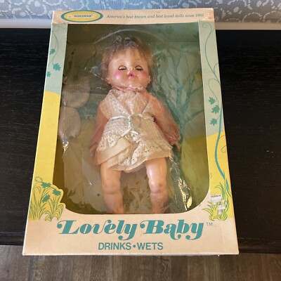 Horsman Baby Lovely Baby Doll  1970s? - Irene Szor Design Style #5110 Made USA 