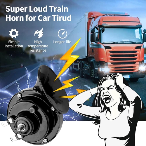 2x 300DB 12V Tornillos Eléctricos Sonido Bocina Bocina de Aire Bocina Sonida Coche Fanfarria Camión - Imagen 9 de 13