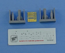 North Star Models 1/72 KAB-500L Laser Guided Bomb (2 Sets: Resin+PE+Decal)