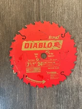 Diablo 7 1/4 x 24T circular framing sawblade