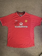 Signed And Framed David Beckham Manchester United Shirt 