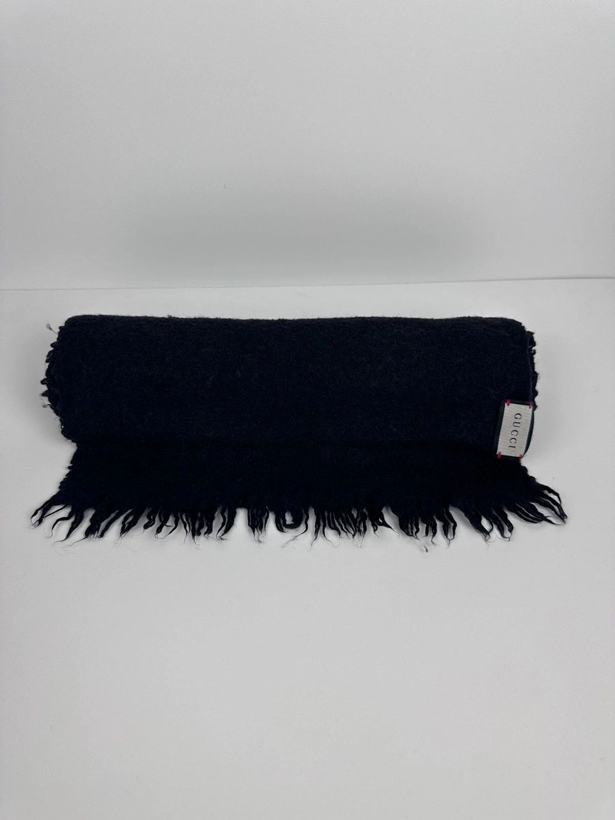 FOULARD NOIR LAINE LOGO GUCCI