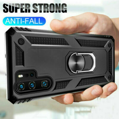 For Samsung Galaxy S23 S22 S21 S23 Note 10 Hybrid Armor Ring Holder Case Cover