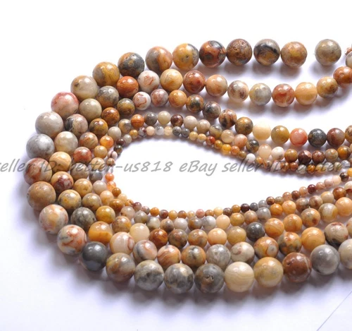 Wholesale Lot Natural Gemstone Round Spacer Loose Beads 4MM 6MM 8MM 10MM 12MM - Picture 19 of 104
