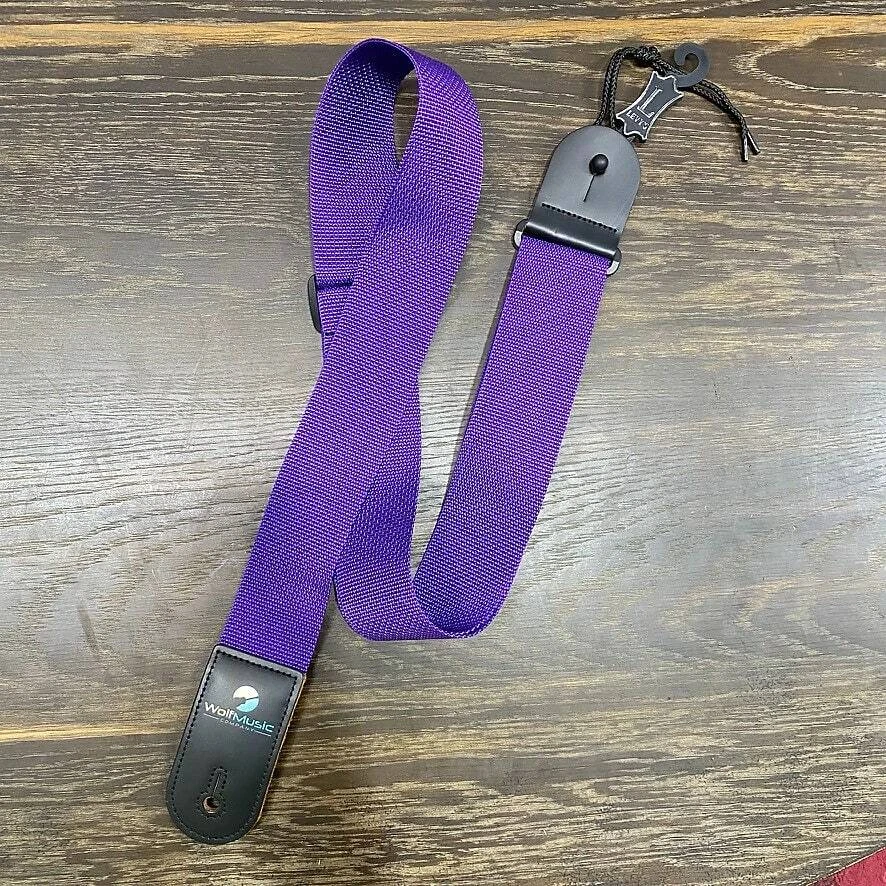 Purple 2024 guitar strap