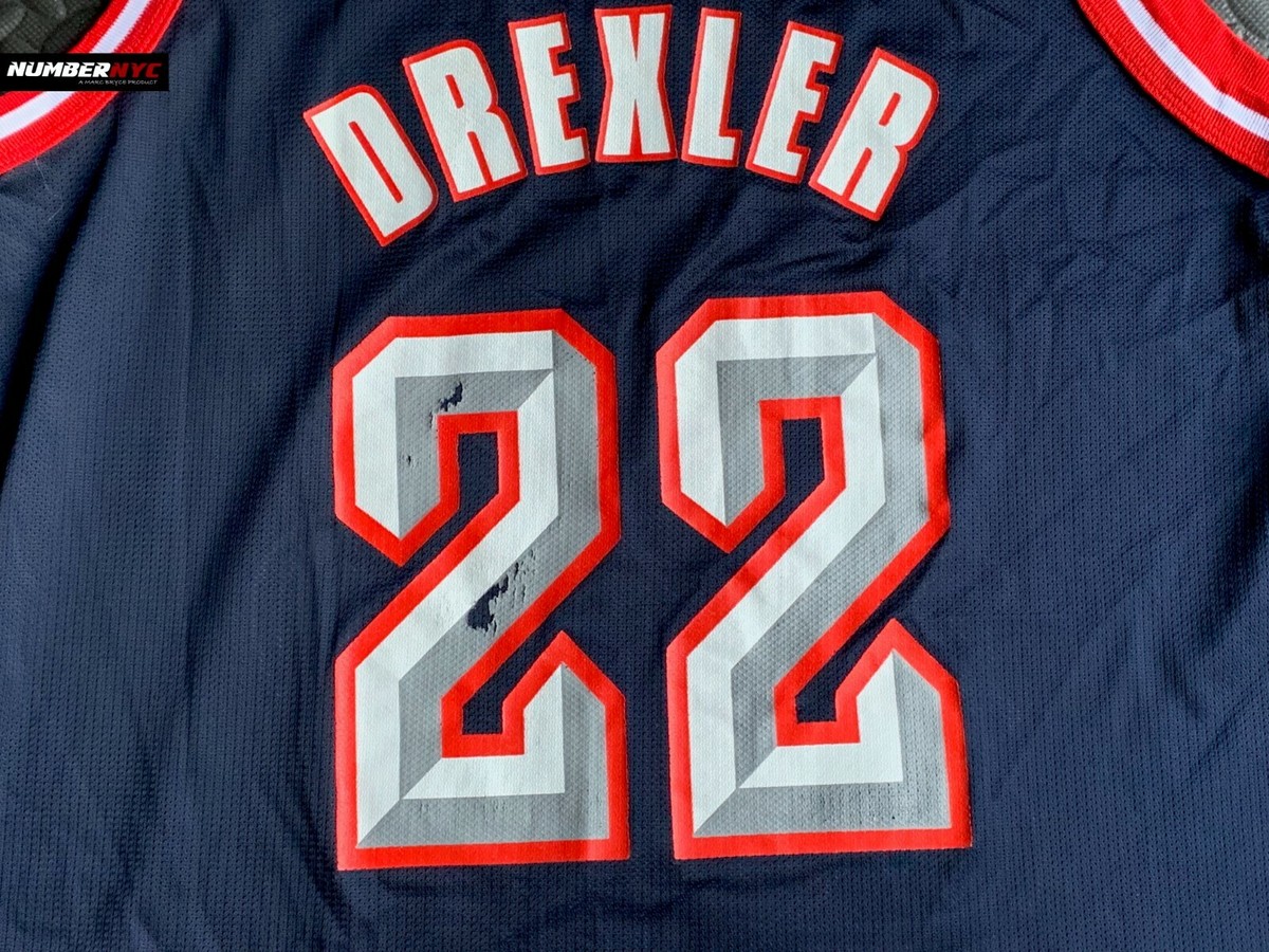 Houston Rockets 22 Clyde Drexler NBA Basketball Champion