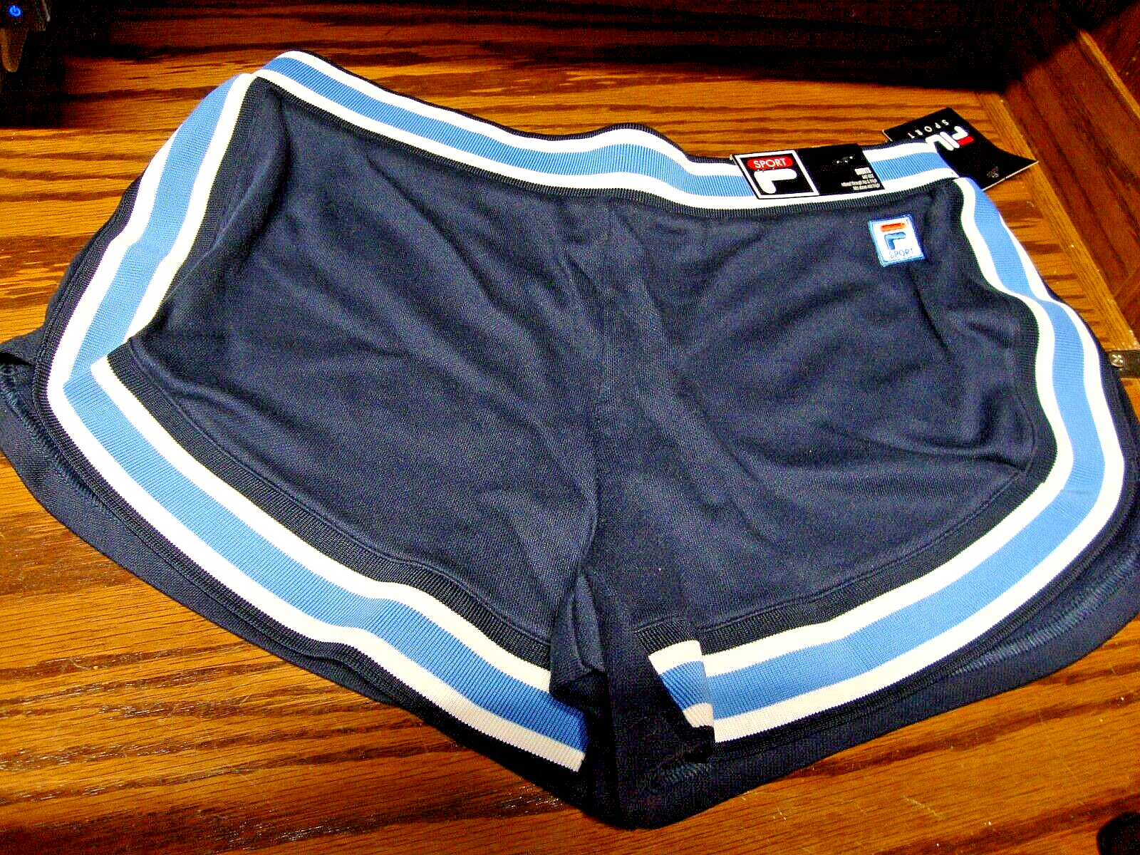 FILA SPORT pantaloncino donna Tru Dry Midnight Bliss blu taglia XS vita media rilassato 977