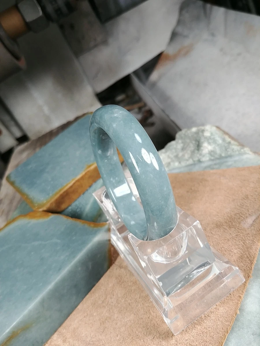 Blue jade bangle bracelet sale