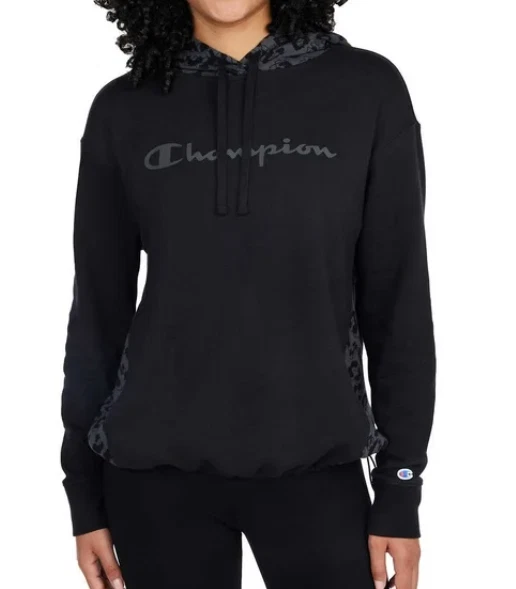 NEW Champion Women's Color Block Logo Print Pullover Hoodie Size Large
Opens in a new window or tab