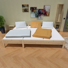 Familienbett "Familien-Nesterl" Fichte/Zirbe Gemeinschaftsbett Eltern-Kind-Bett