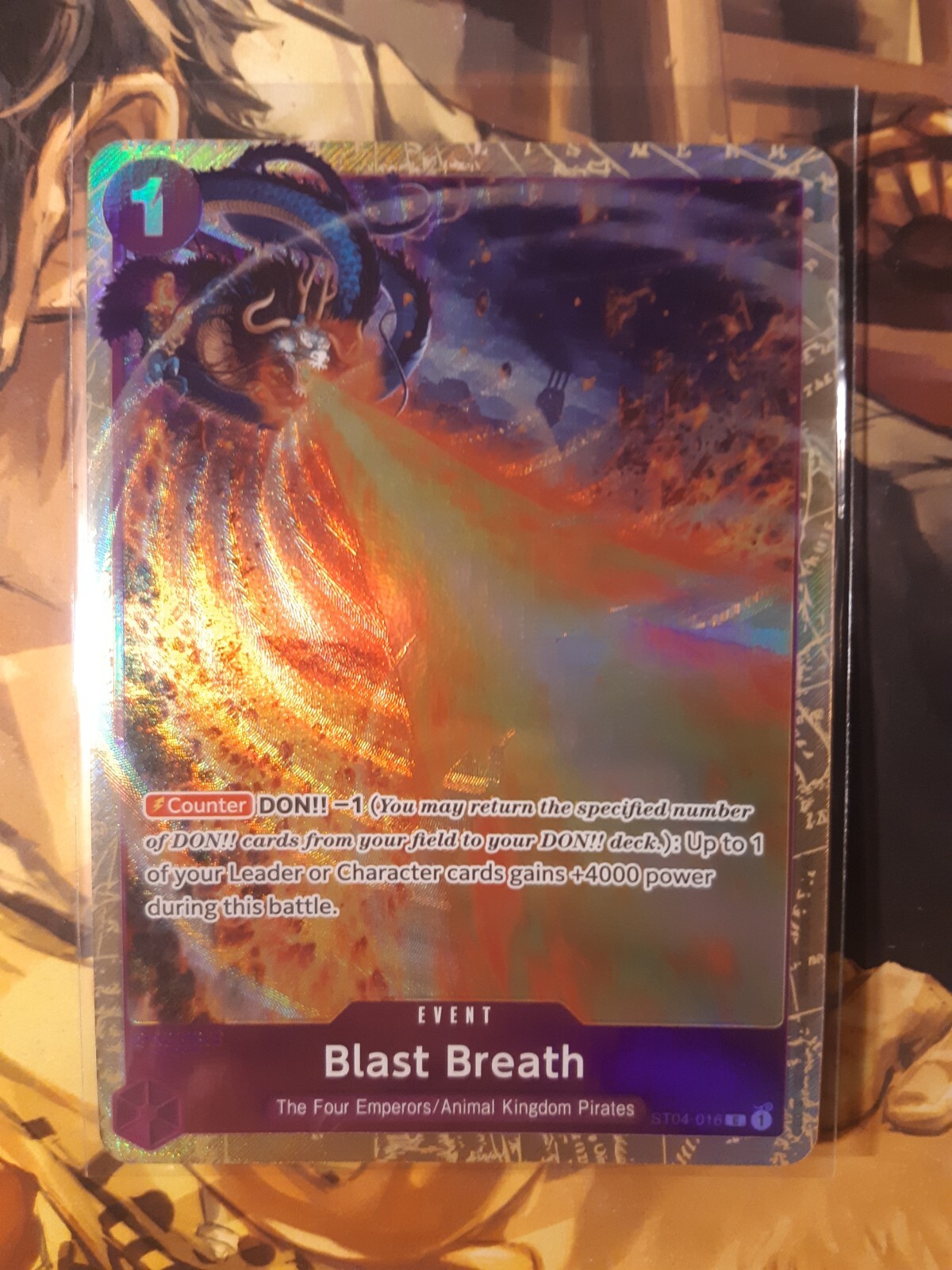 One Piece Card Game Blast Breath - ST04-016 - Best Selection - NM - English