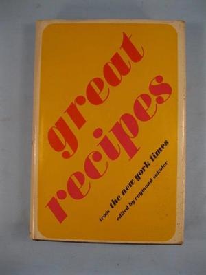 Great Recipes From The New York Times Vintage Cookbook Book Raymond Sokolov (O3)