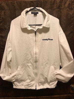 GOODYEAR TIRES Vintage Men's XL Swingster US MADE Cotton Full Zip  Jacket