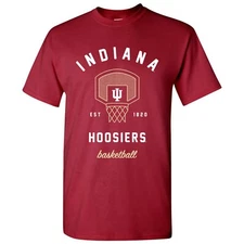 Indiana Hoosiers Basketball Net T-Shirt - Cardinal
