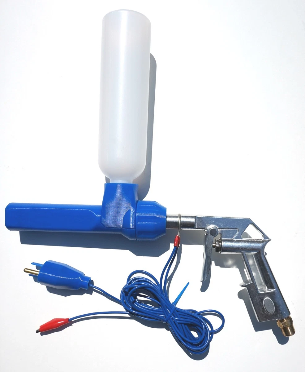 Powder coating device powder coating system powder gun