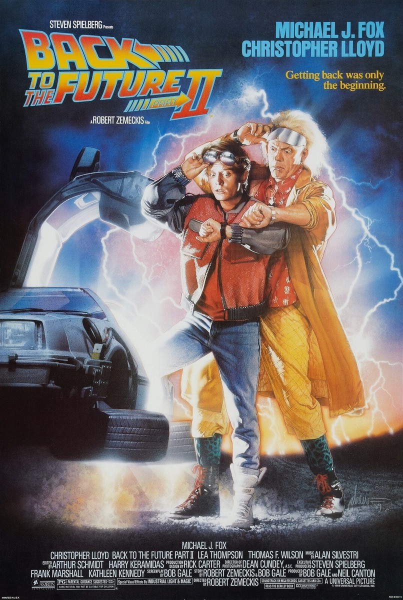 BACK TO THE FUTURE II (1989) ORIGINAL MOVIE POSTER - ROLLED - ART