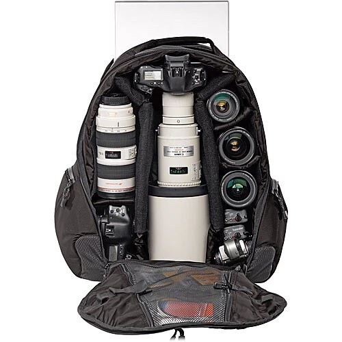 Mochila Tenba Shootout Rolling Camera, Grande (Preta) MSRP $320 - Com Bolsa Grátis - Imagem 2 de 4