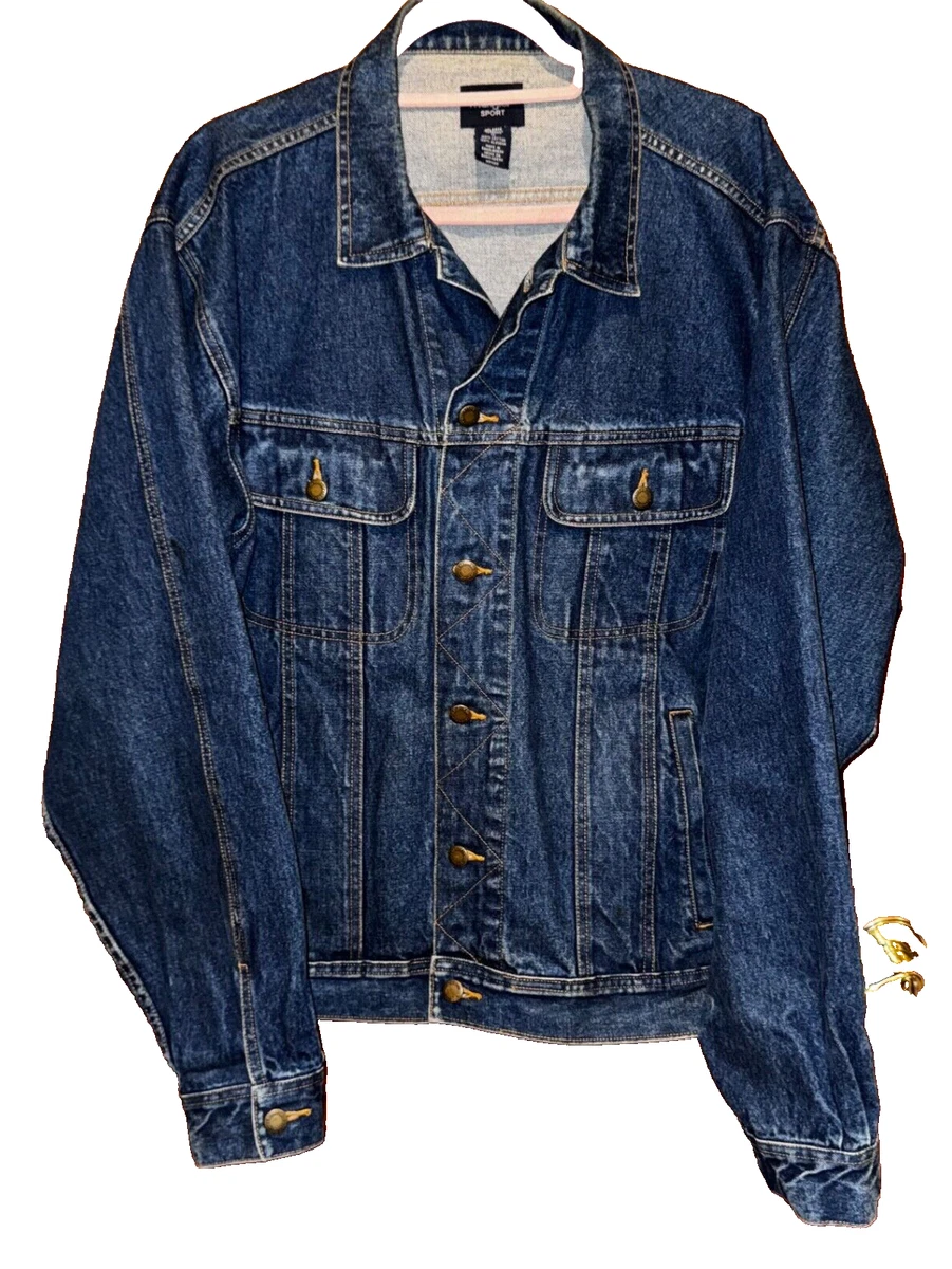 Veste Wrangler Hero Denim Bleu Délavé – Vintage Années 80/90 – Taille XL Homme