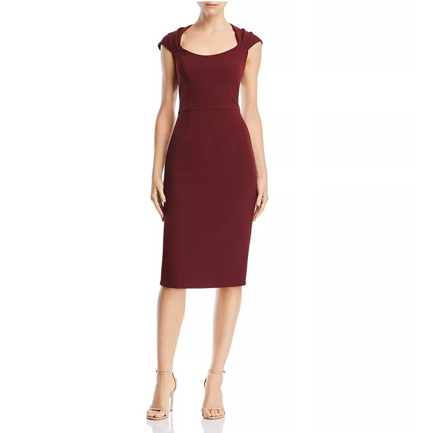 red bodycon knee length dress Aqua Womens 12 Wine NWT CY80 Size:40L cocktail party BuyMoreGetExtraOff Blue Cocktail Dresses 2026