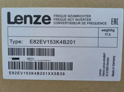 E82EV153K4B201 1PCS  NEW LENZE 8200 vector Frequency Inverter  E82EV153K4B201